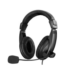 Auriculares Sandberg Saver USB con cable USB tipo A para llamadas y música negros