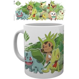 Taza Pokemon Grass Partners Cerámica 320 Ml