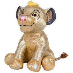 Peluche Simba El Rey León Disney 100 Aniversario Glitter 31 Cms