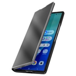 Funda para móvil Avizar Clamshell Policarbonato Negro efecto espejo para Galaxy Z Fold7