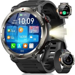 Blackview Smartwatch Bluetooth 5.3 1,45" TFT HD LCD Correa Talla Única
