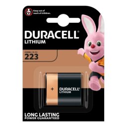 Pila Duracell DL 223 6V Litio Petaca