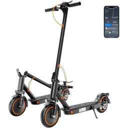 Patinete eléctrico Todimart T6 350W Autonomía 30km Suspensión Negro