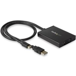 Adaptador Mini DisplayPort a DVI Enlace Doble StarTech.com USB Negro