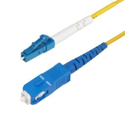 Cable de Fibra Óptica StarTech.com Simplex LC a SC OS2 Monomodo 2m
