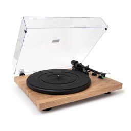 Tocadiscos Vulkkano TD20 Audio-Technica VM95E Previo Phono Integrado Madera