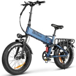 Bicicleta eléctrica plegable Samebike RS-A02 Pro 250W 48V 15Ah Neumáticos 20" 4.0