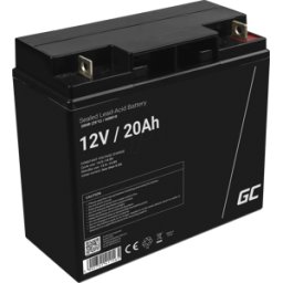 GREEN CELL GC AGM10 20AH - Batería de plomo-vellón, AGM, 12V, 20 Ah