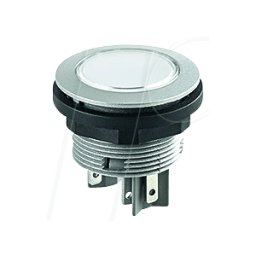 SCHLEGEL STL2 - Pulsador - 2 S, led blanco, plata