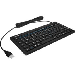 KEYSONIC 28097 - Teclado, USB, silicona, IP68, negro