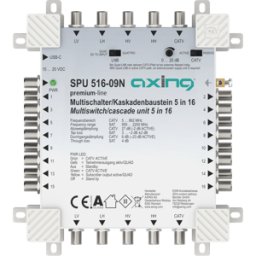 AXING SAT SPU516-09N - Multi-switch, 5 / 16, línea premium