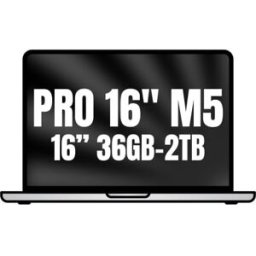 Apple Macbook Pro 16"/ M5 Max 18-Core CPU/ 36GB/ 2TB SSD/ 32-Core GPU/ Plata