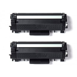 Toner brother tn2420twin para dcp-l2510/ 2530 / 2550 / hl-l2375 negro 3000 paginas pack 2 unidades