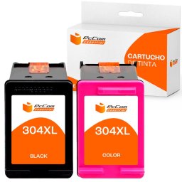 Pccom Essential HP 304XL Cartucho Tinta Compatible Negro/Tricolor Pack 2