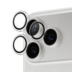 Protector de lente de cámara PanzerGlass Hoops para iPhone 17 Pro/16 Pro transparente