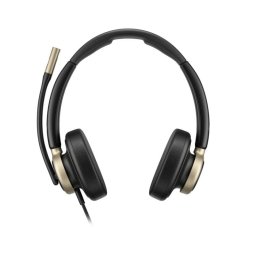 Auriculares Poly Mission 820 con cable USB-C, cancelación activa de ruido, oficina, negro