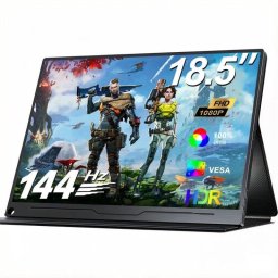 Monitor portátil Uperfect 18,5" FullHD 144Hz IPS FreeSync Altavoces VESA 1ms