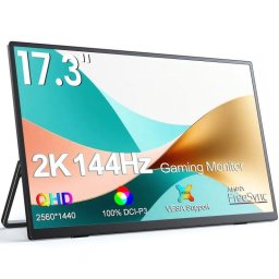 Monitor portátil Uperfect 17.3" QHD 144Hz IPS HDR FreeSync Premium portátil