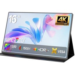 Monitor Uperfect 16" UltraHD 4K 60Hz IPS portátil FreeSync HDR Antirreflejo