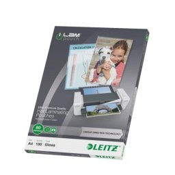 Bolsa plastificación Leitz DIN A4 80 micras brillante caja 100 unidades