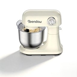 Robot de cocina Teendow 1500W 4,7L 12 Velocidades 3 en 1 con Gancho Espiral