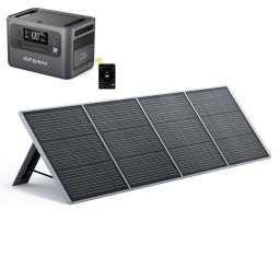 Estación de energía AFERIY Nomad1800 1024Wh 9 puertos AC/DC/USB Batería LiFePO4 Cargador solar