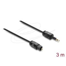 Cable de audio Delock 90921 Toslink a Mini-TOSLINK 3 m Negro