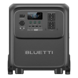 Estación de energía Bluetti Elite 320 3200Wh 2 puertos AC y 4 puertos USB Batería LiFePO4 Pantalla LCD Cargador solar