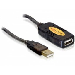 Cable USB DeLOCK 82446 USB 2.0 10 m Negro