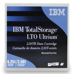 Cinta de datos IBM LTO Ultrium 6 2,5 TB 6,25 TB comprimida