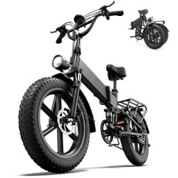 Bicicleta Eléctrica URLIFE T5 Motor 1500W Batería 48V 13Ah Plegable