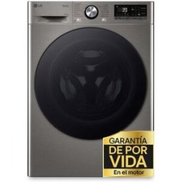 LG Lavadora secadora 9 kg lavado, 6 kg secado, 1400 rpm, inteligencia artificial - F4DR7009AGS (Reacondicionado Grado D). Inox antihuellas