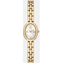 Giorgio Armani Reloj de mujer ar11721 de acero cierre de mariposa. Dorado