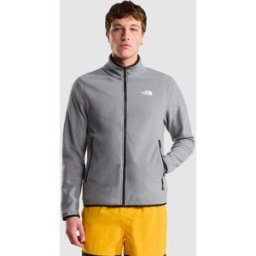 The North Face Forro polar con cremallera integral de hombre glacier . (S) Gris