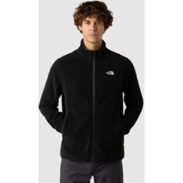 The North Face Forro polar con cremallera integral de hombre glacier . (S) Negro