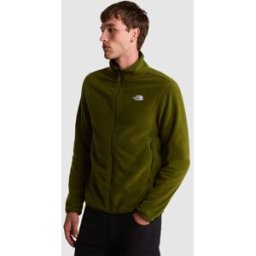 The North Face Forro polar con cremallera integral de hombre glacier . (M) Verde
