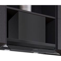 Siemens Campana decorativa integrada , iQ700, 60 cm de ancho - LJ68BET60. Negro mate