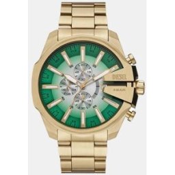 Diesel Reloj de hombre mega chief slim de acero dz4684. Dorado