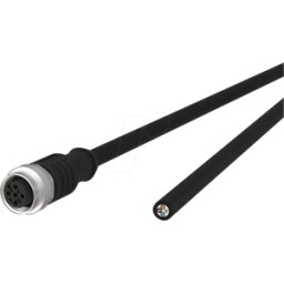 METZ CONNECT MC 142MCA20020 - Cable de sensor, M12, 4 polos, KU > extremo abierto, 2 m