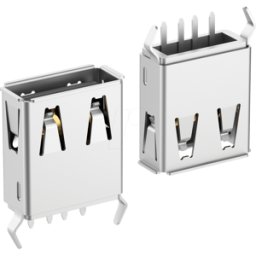 FISCHER ELEKTRONIK FIS USB 2 A 180 - Conector hembra USB 2.0 tipo A.