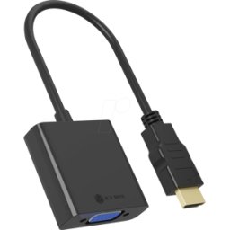 ICYBOX ICY IB-AC502A - Adaptador HDMI, enchufe HDMI a zócalo VGA
