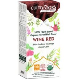 Cultivators Tinte de Cabello Orgánico con Hierbas 100 gr Wine Red