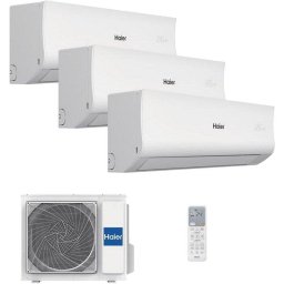 Aire Acondicionado Split 3x1 Haier TIDE R 25+25+35 2.752 Frigorías Bomba de Calor WiFi Mando
