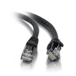 Cable de red Cat5e UTP C2G de 1 m con funda antienganche negro