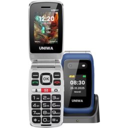 Avizar TEL-V202-BL 4G Teléfono plegable para mayores Dual SIM Azul