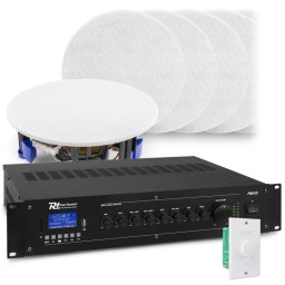 Altavoces Power Dynamics de techo con Bluetooth 120W y 12 unidades