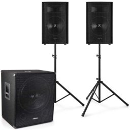 Altavoces Vonyx 2.1 Set Completo Directo 1600W con subwoofer activo