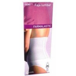 Cinfa Faja Farmalastic Velcro Blanco T/1 75-95