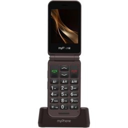 myPhone Harmony 4G Praline Collection Brown 2,8"+1,44" LTE, batería 1300mAh, botón SOS