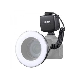 Aro de luz LED Godox RING72 alimentación por batería AA